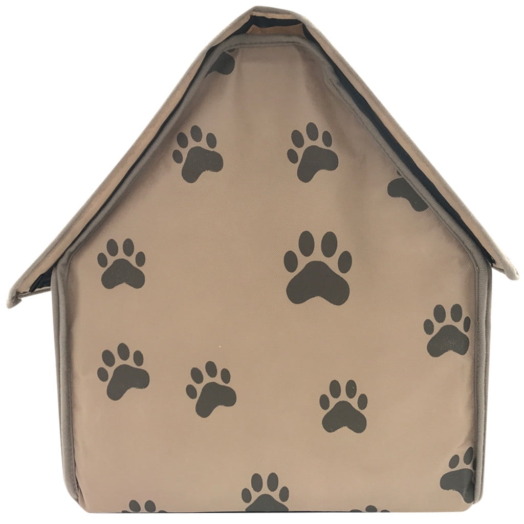 Shldybc Foldable Dog House Small Pet Bed Tent Kennel Indoor Portable Trave on Clearance