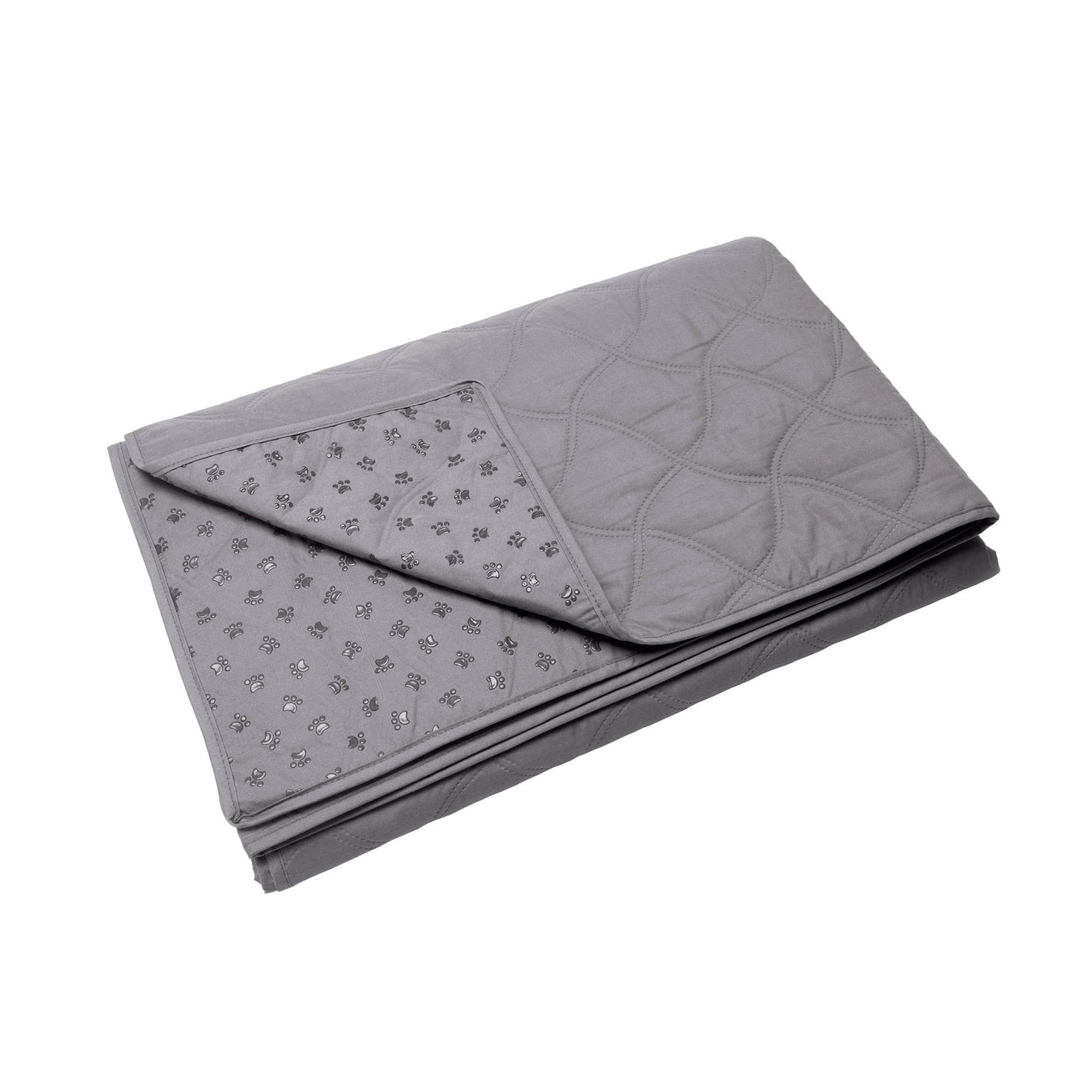 FurHaven Pet Products Quilted Twill Waterproof Bed/Furniture Protector - Gray, Medium/Full