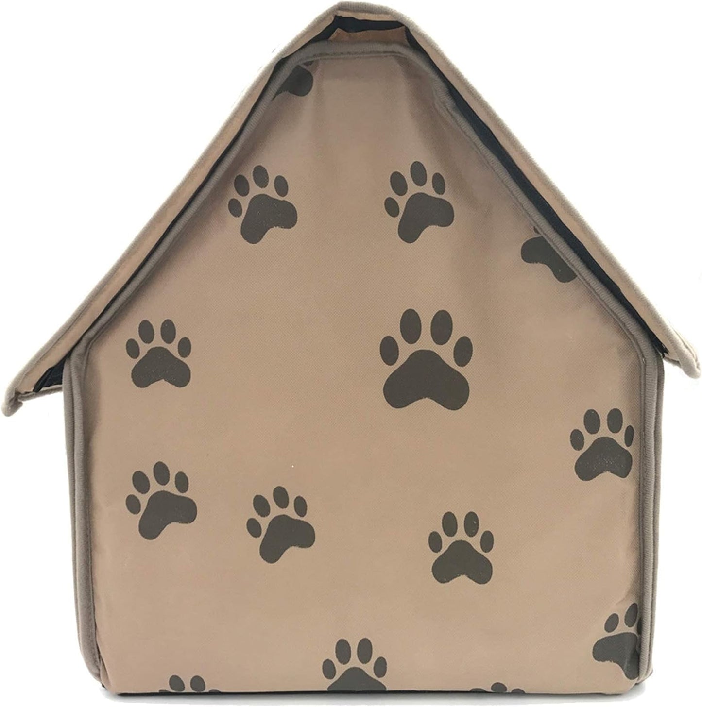 Nvzi Foldable Small Footprint Pet Bed Weatherproof, Portable Dog House Indoor, Small Medium，10pcs