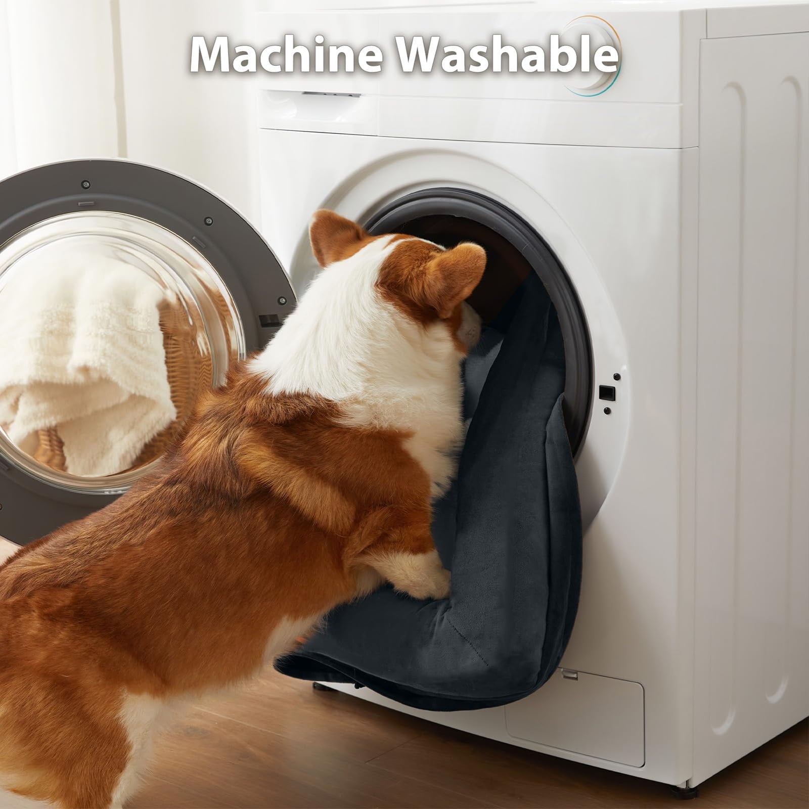 PayUSD XL Dog Beds Waterproof Orthopedic Dog Bed for Extra Large Dogs Non-Slip Bottom and Egg-Crate Foam Big Dog Pet Couch Sofa with Washable Removable Cover