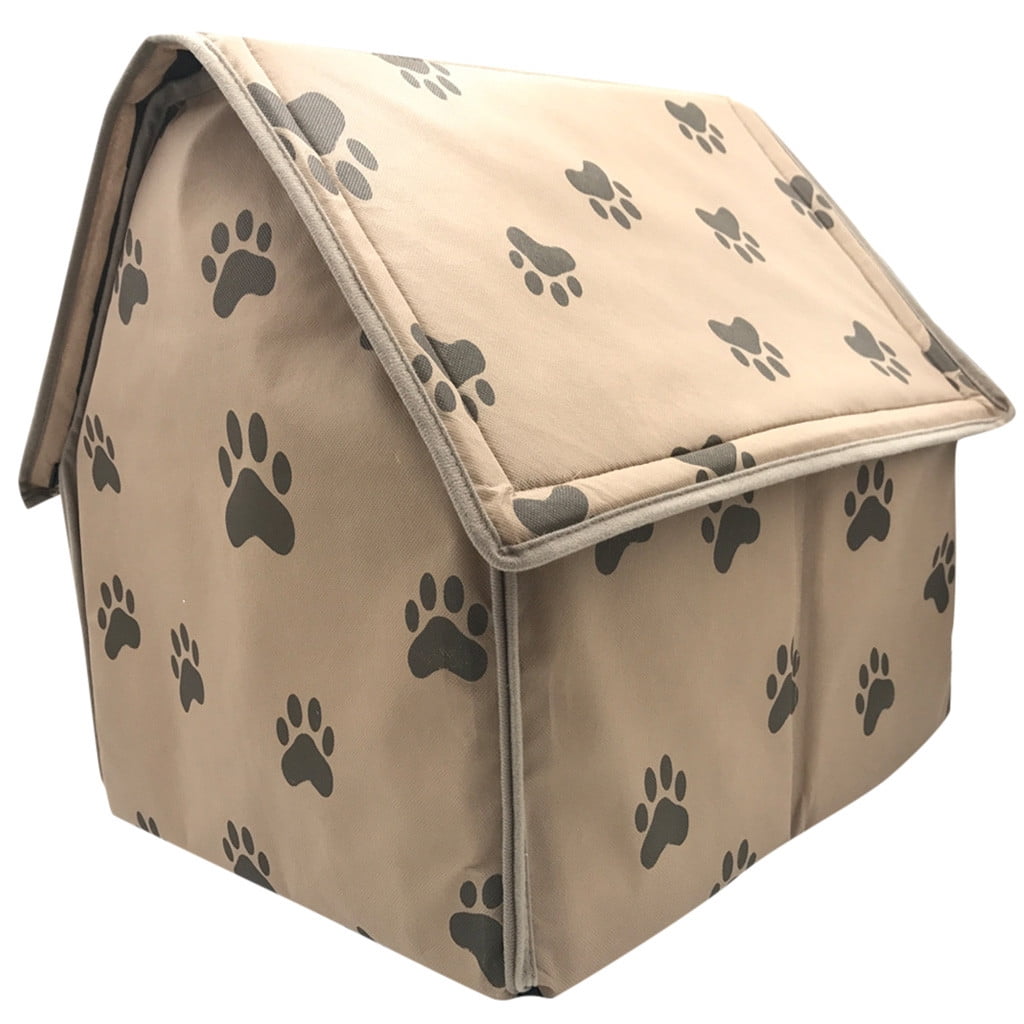 Shldybc Foldable Dog House Small Pet Bed Tent Kennel Indoor Portable Trave on Clearance
