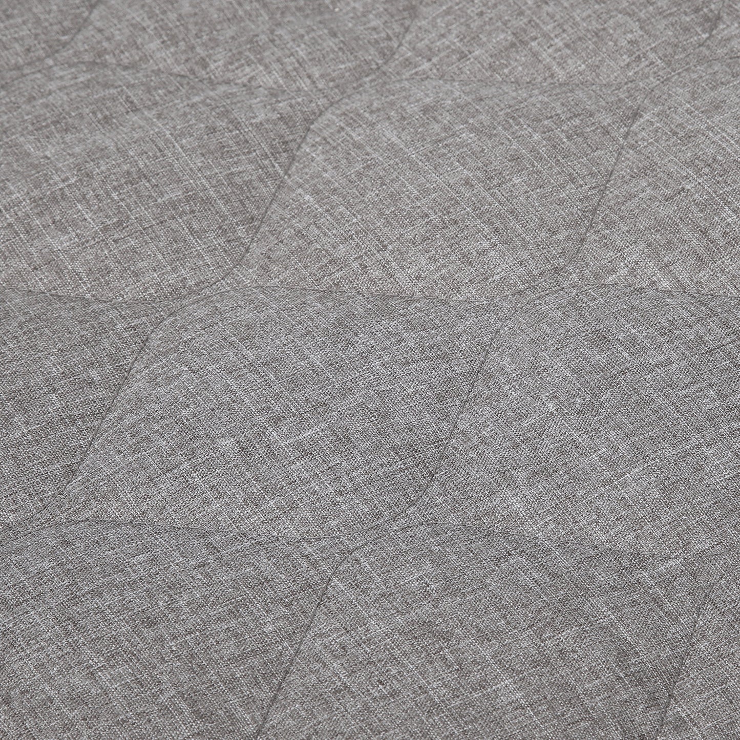 QIAOQI Dog Bed Crate Mat Grey Kennel Pad | Washable Orthopedic Pillow Pet Beds Cushion Padding Bolster