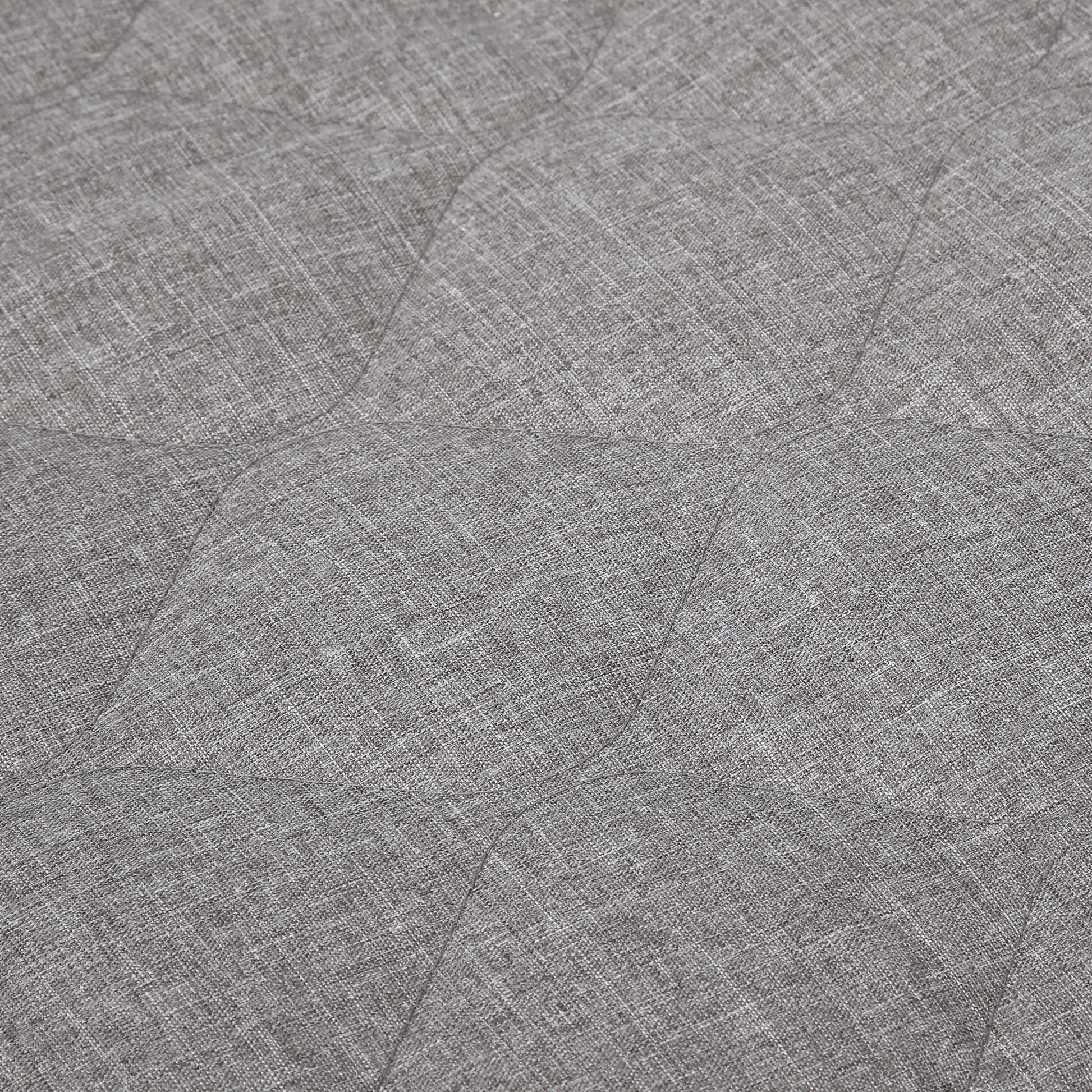 QIAOQI Dog Bed Crate Mat Grey Kennel Pad | Washable Orthopedic Pillow Pet Beds Cushion Padding Bolster