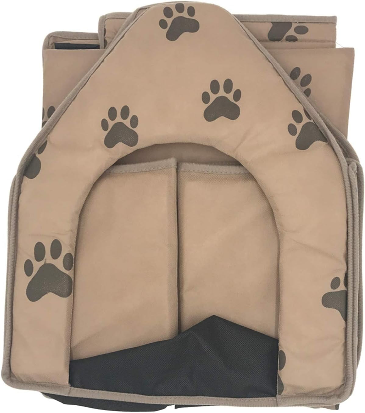 Nvzi Foldable Small Footprint Pet Bed Weatherproof, Portable Dog House Indoor, Small Medium，10pcs