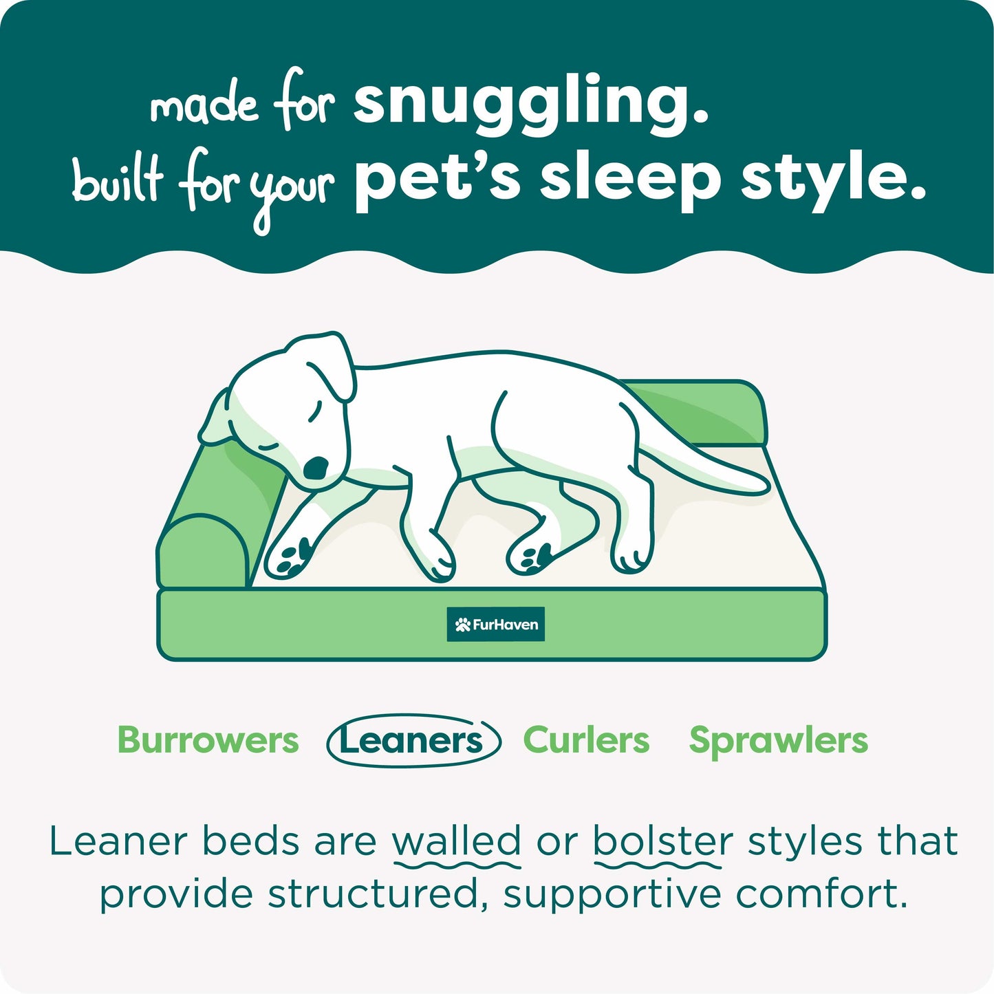 FurHaven Plush & Performance Linen Orthopedic Sofa Pet Bed for Dogs & Cats - Flax, Medium