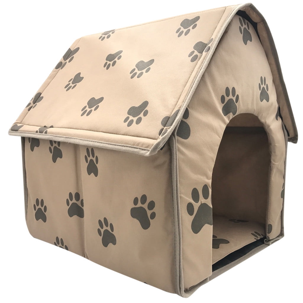 Shldybc Foldable Dog House Small Pet Bed Tent Kennel Indoor Portable Trave on Clearance