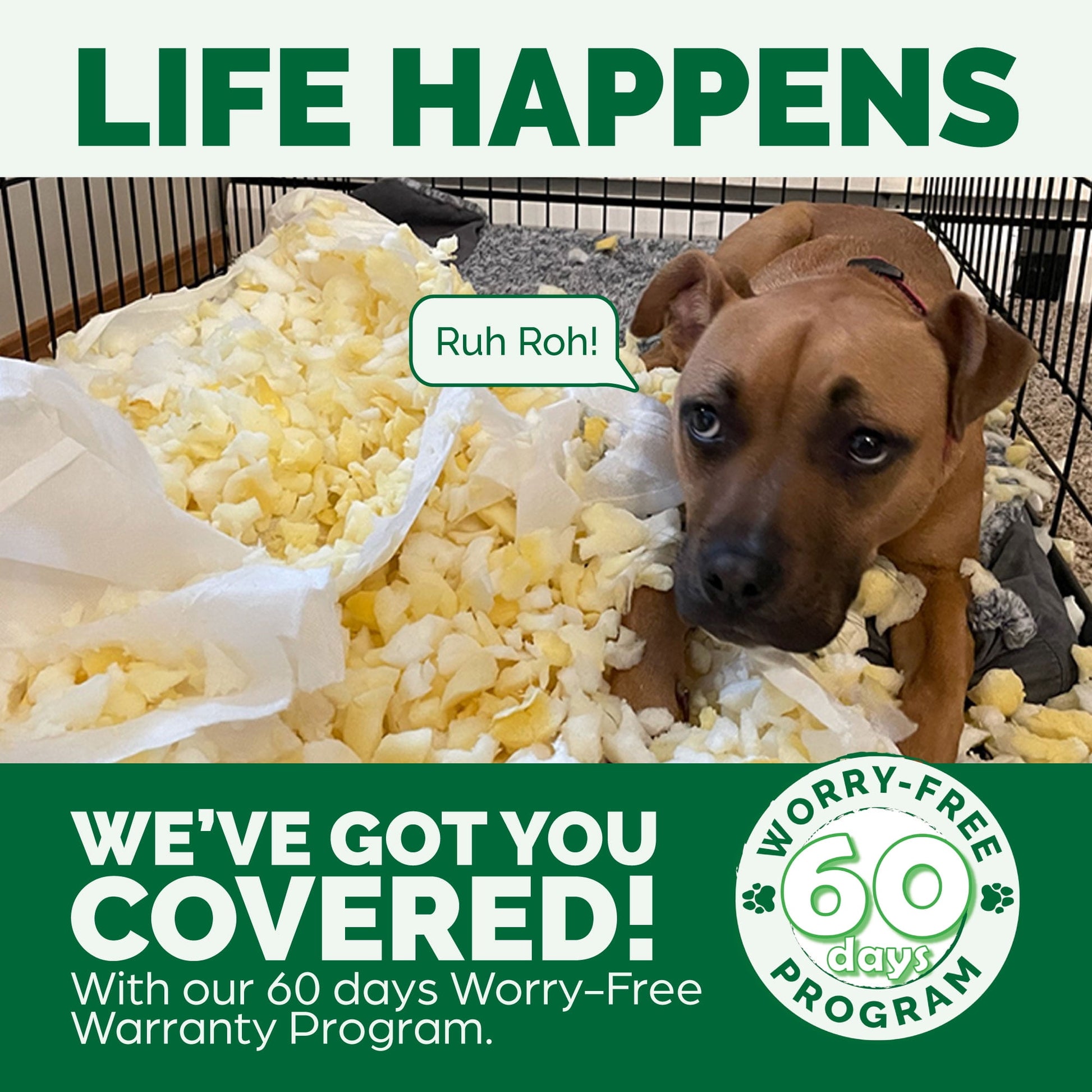 FurHaven Pet Products Two-Tone Faux Fur & Suede Orthopedic Deluxe Chaise Lounge Pet Bed for Dogs & Cats - Dark Sage, Medium