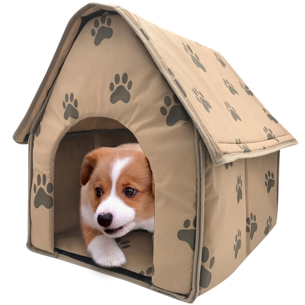Shldybc Foldable Dog House Small Pet Bed Tent Kennel Indoor Portable Trave on Clearance