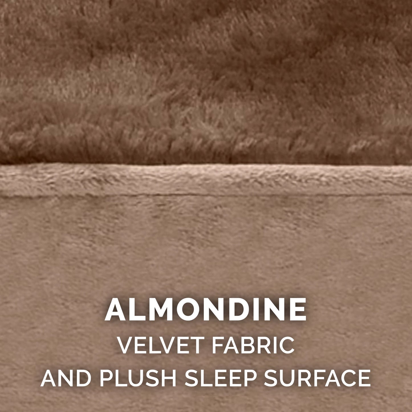 FurHaven Pet Products | Cooling Gel Memory Foam Orthopedic Plush & Velvet Comfy Couch Sofa-Style Pet Bed for Dogs & Cats, Almondine, Jumbo