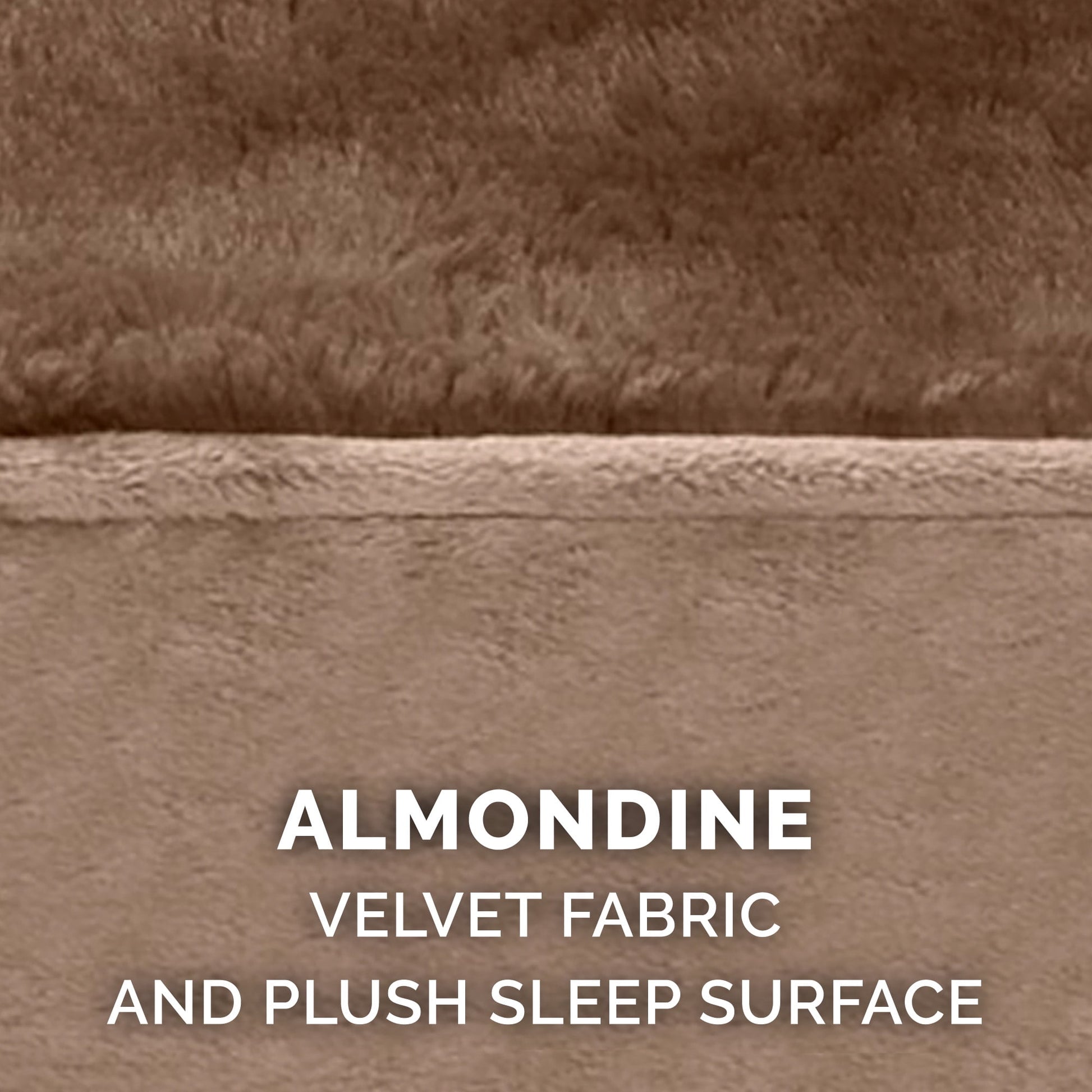 FurHaven Pet Products | Cooling Gel Memory Foam Orthopedic Plush & Velvet Comfy Couch Sofa-Style Pet Bed for Dogs & Cats, Almondine, Jumbo