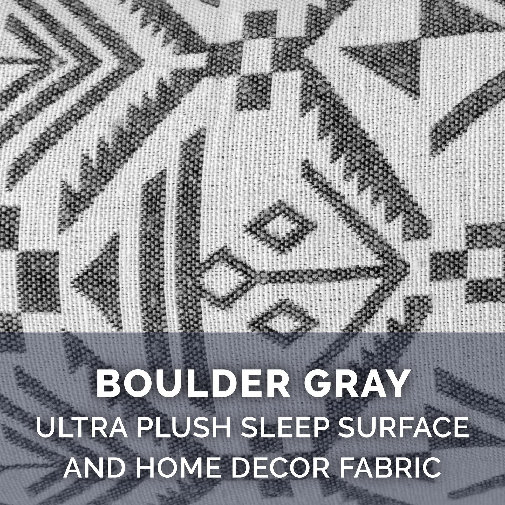 FurHaven Southwest Kilim Orthopedic Sofa Pet Bed for Dogs & Cats - Boulder Gray, Medium