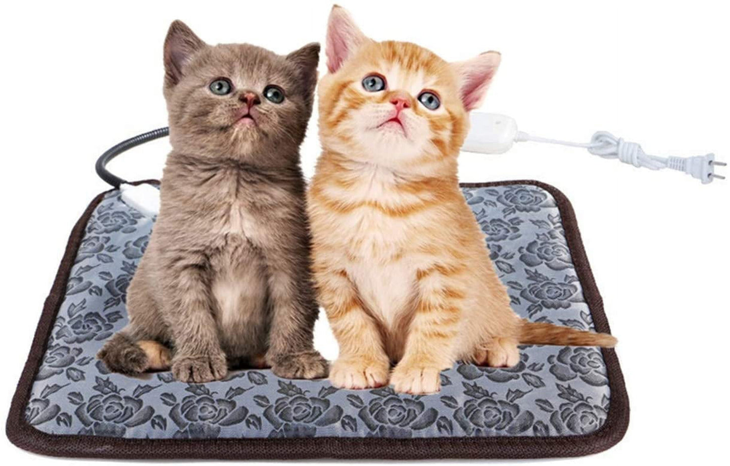 Yolispa Pet Heating Pad Mat, Electric Pet Heating Pad Bed for Cat Dog Large Indoor Outdoor Waterproof Adjustable Temperature Heater