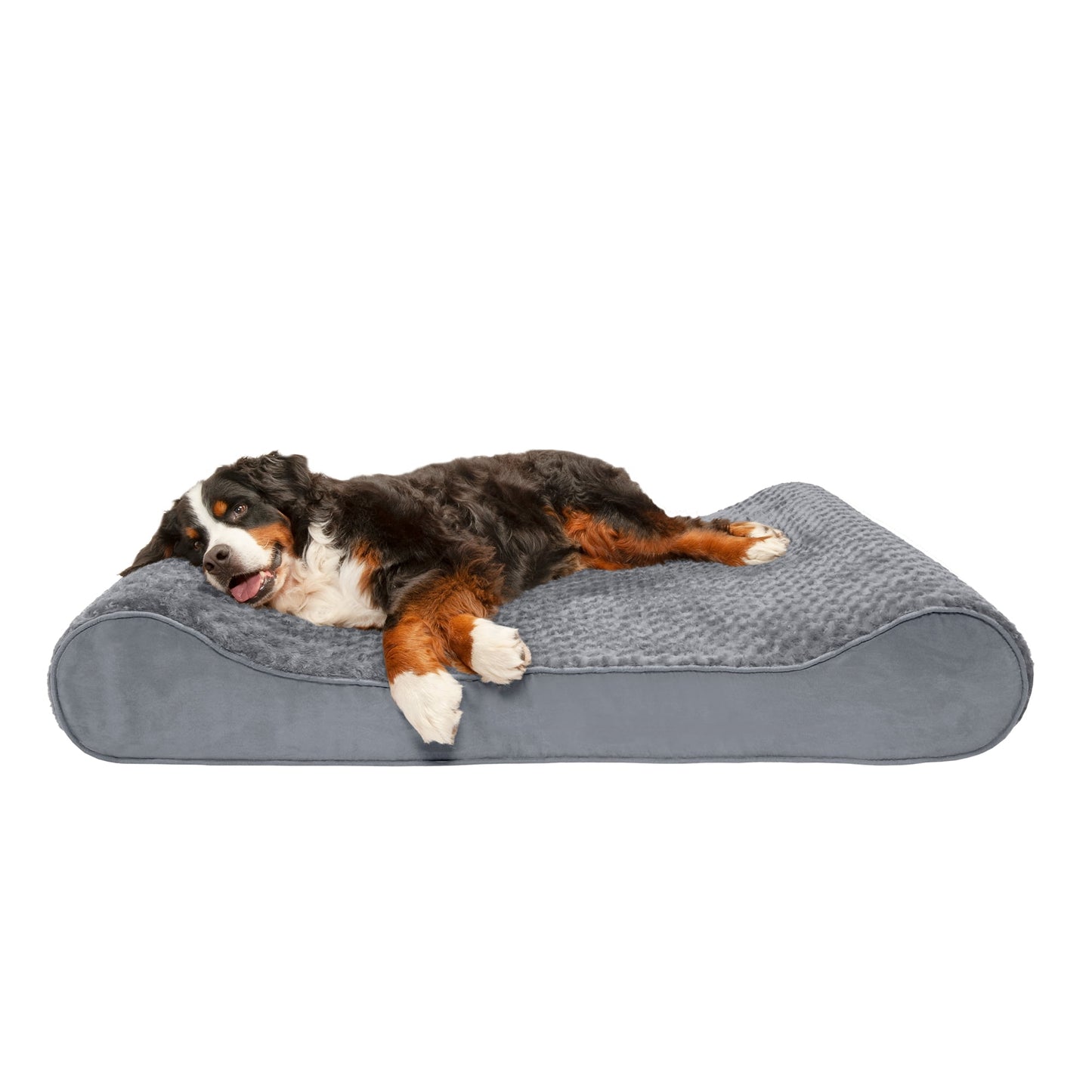 FurHaven Pet Products Ultra Plush Luxe Lounger Orthopedic Pet Bed for Dogs & Cats - Cream, Medium