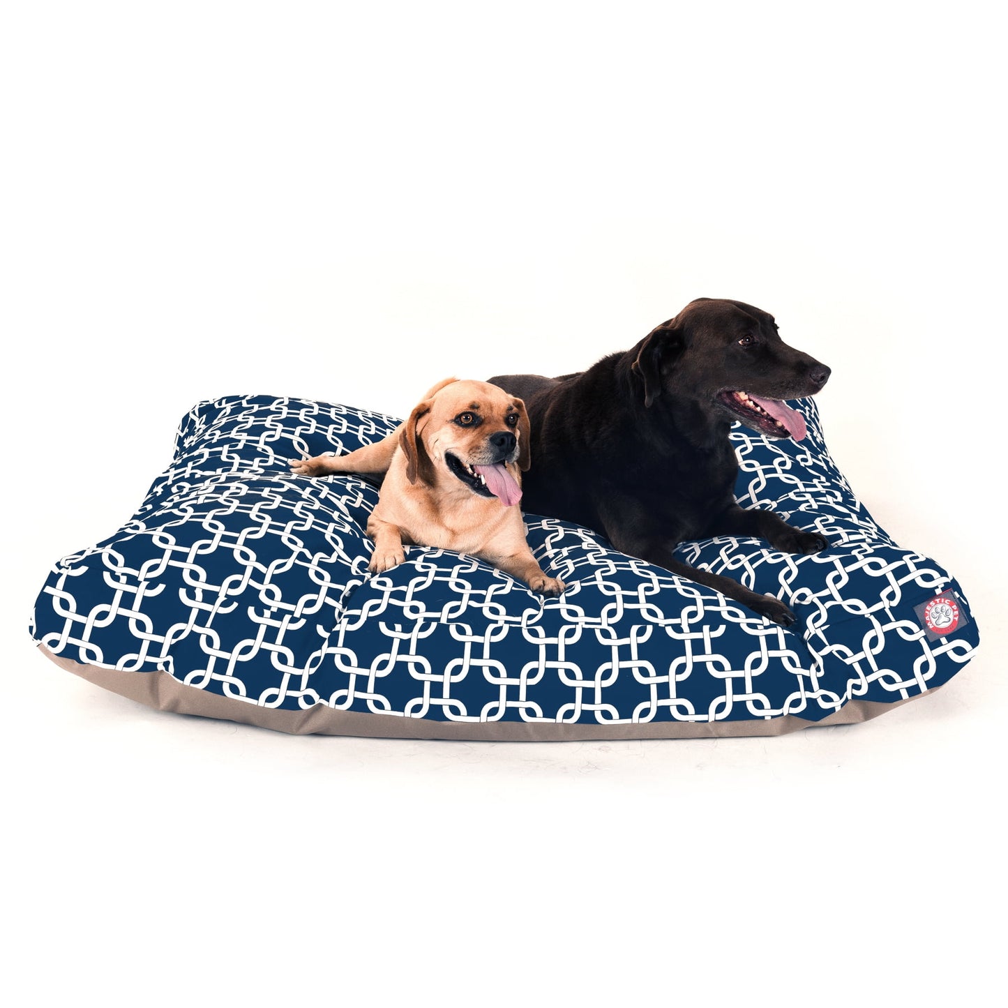 Majestic Pet | Links Rectangle Pet Bed For Dogs, Removable Cover, Teal, Large