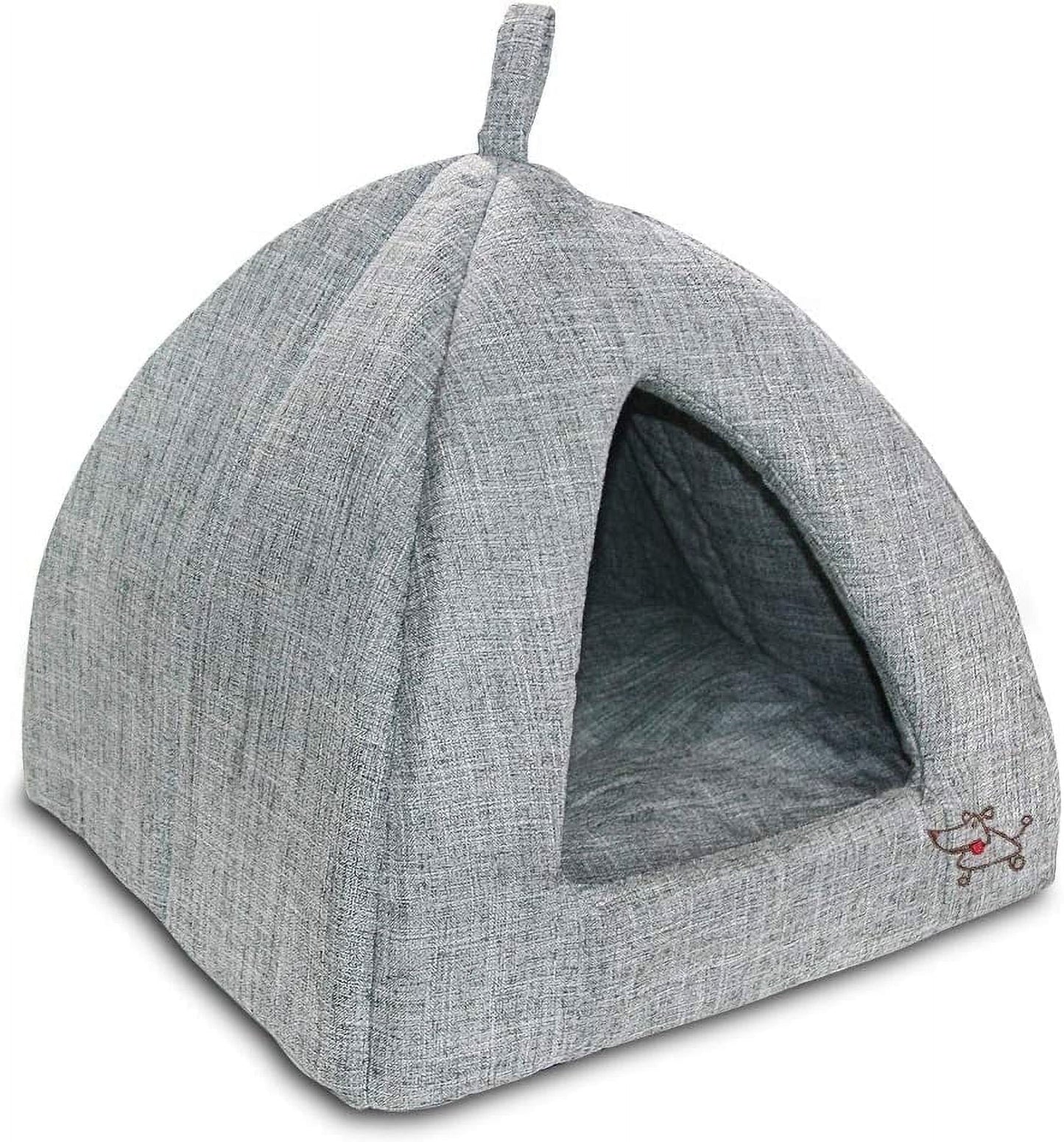 Pet Tent-Soft Bed for Dog and Cat by Best Pet Supplies - Beige Corduroy, 16" x 16" x H:14"