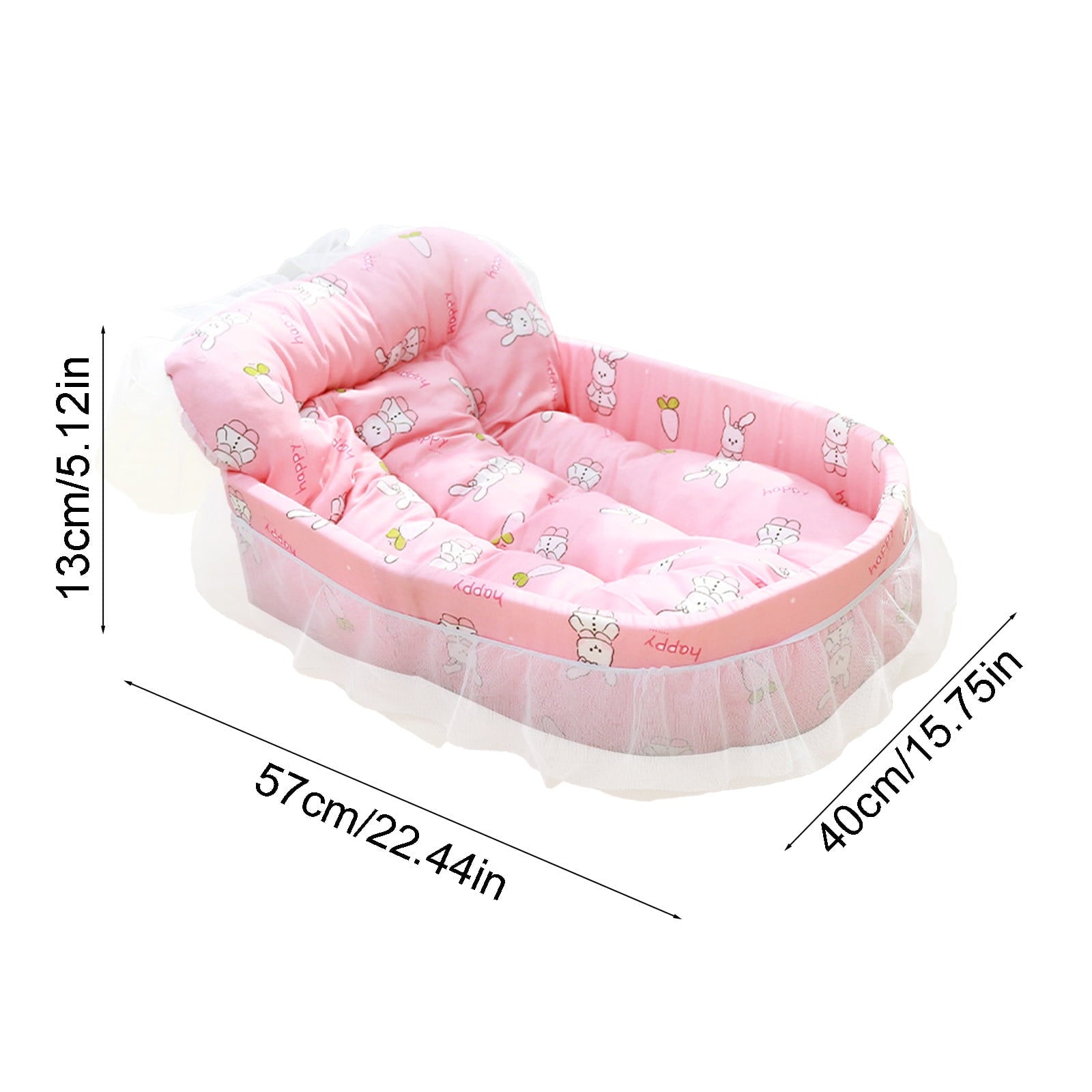 Orthopedic Pet Bed with Removable Mattress, Hypoallergenic Design for Cats and Small Dogs