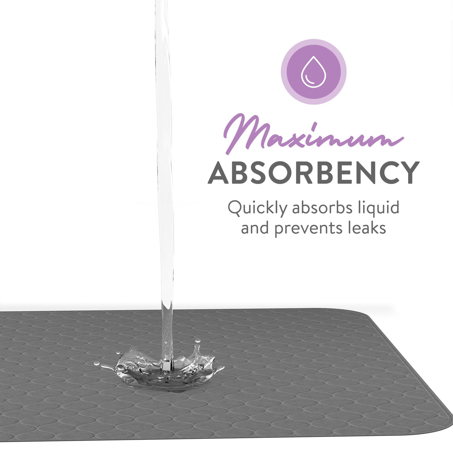 Inspire Underpads,  Comfort Fit Chair Pads, 3 Pack,  18" x 24", Super Absorbency