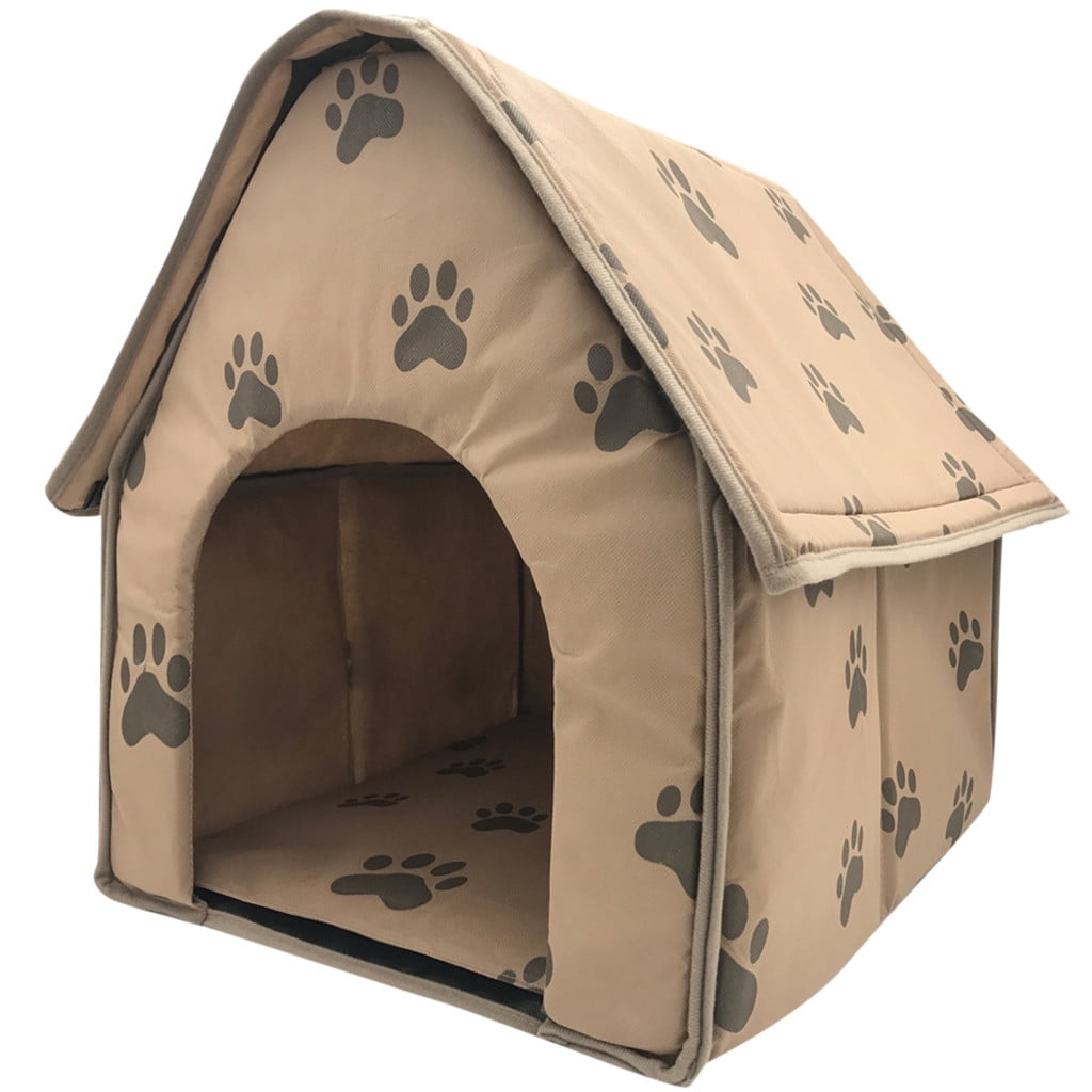 Shldybc Foldable Dog House Small Pet Bed Tent Kennel Indoor Portable Trave on Clearance