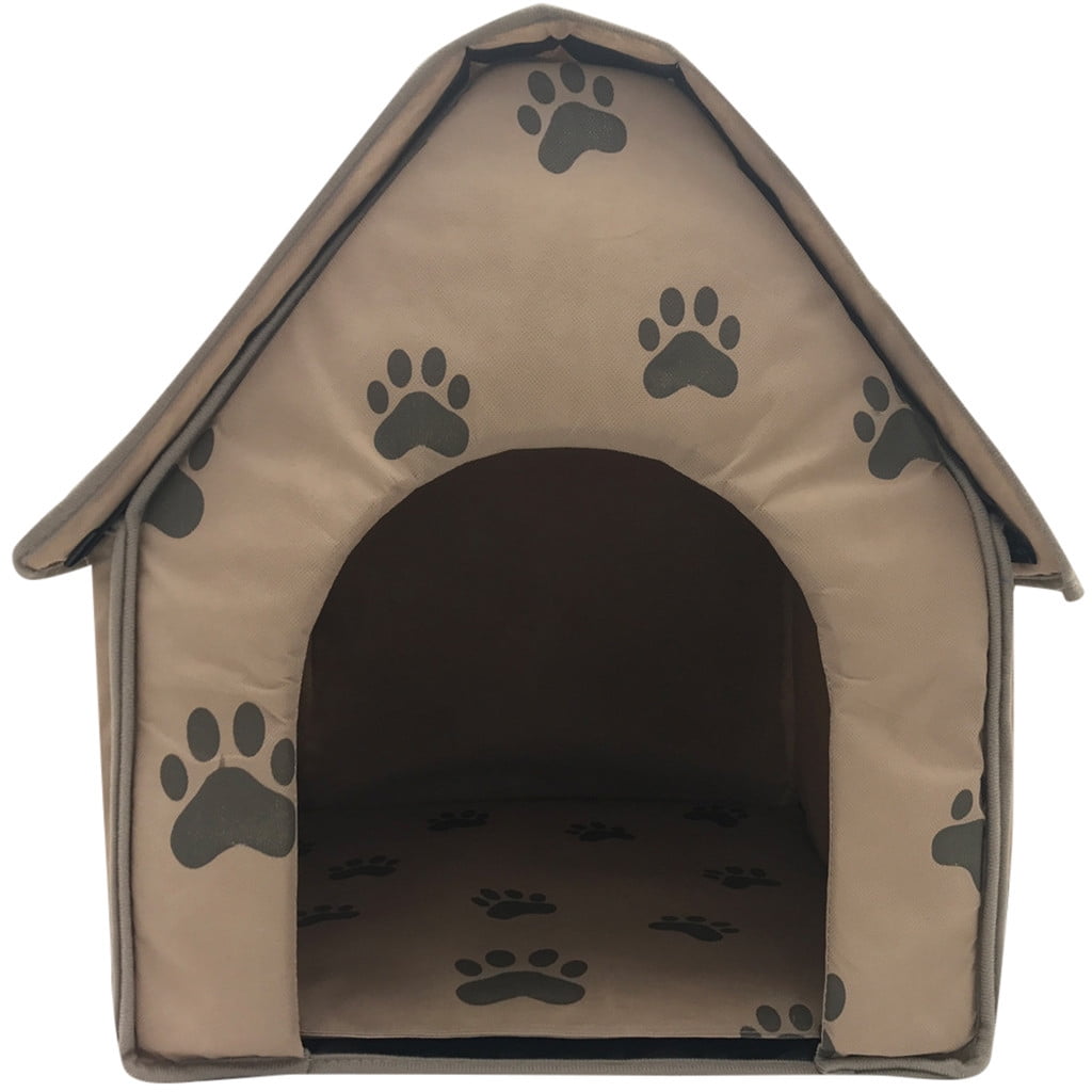 Shldybc Foldable Dog House Small Pet Bed Tent Kennel Indoor Portable Trave on Clearance